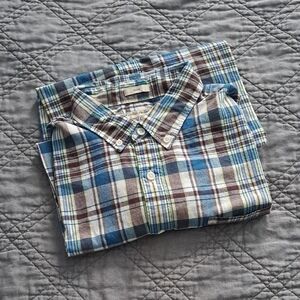 JCrew Slim Madras Button Down